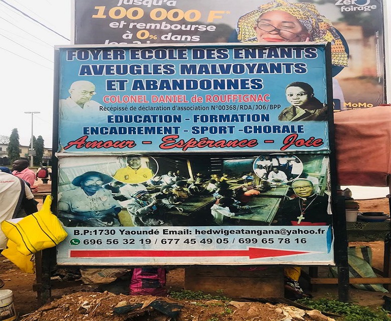 Foyer école des enfants aveugles malvoyants et abandonnés-Yaoundé
